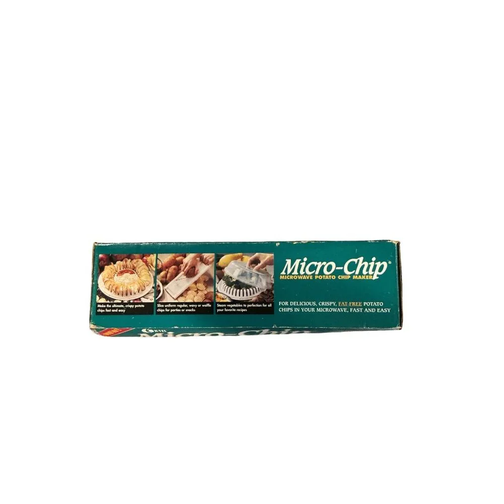 Vintage 1995 Koktel Micro-Chip‎ Microwave Potato Chip Maker NIB